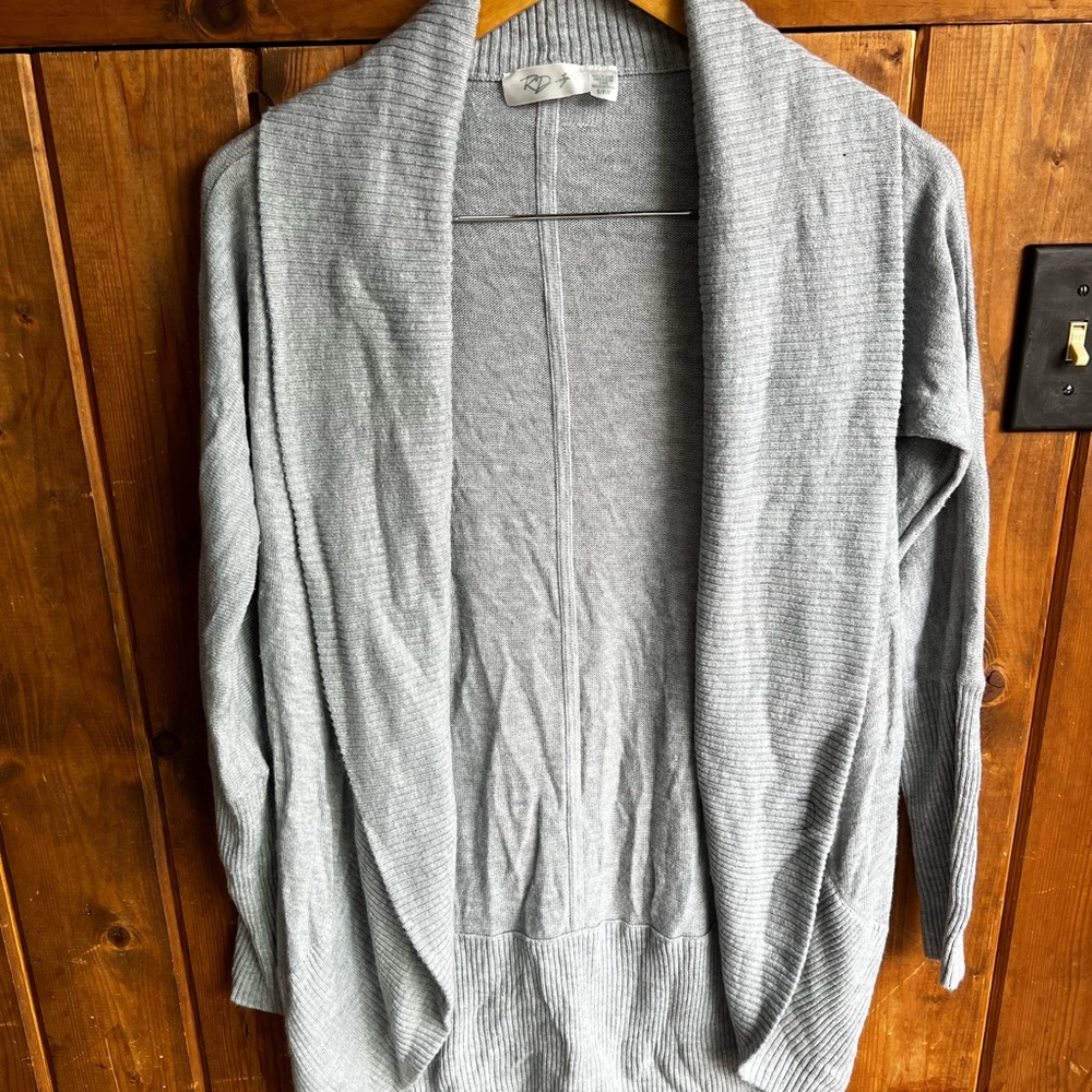 RD Style gray cardigan